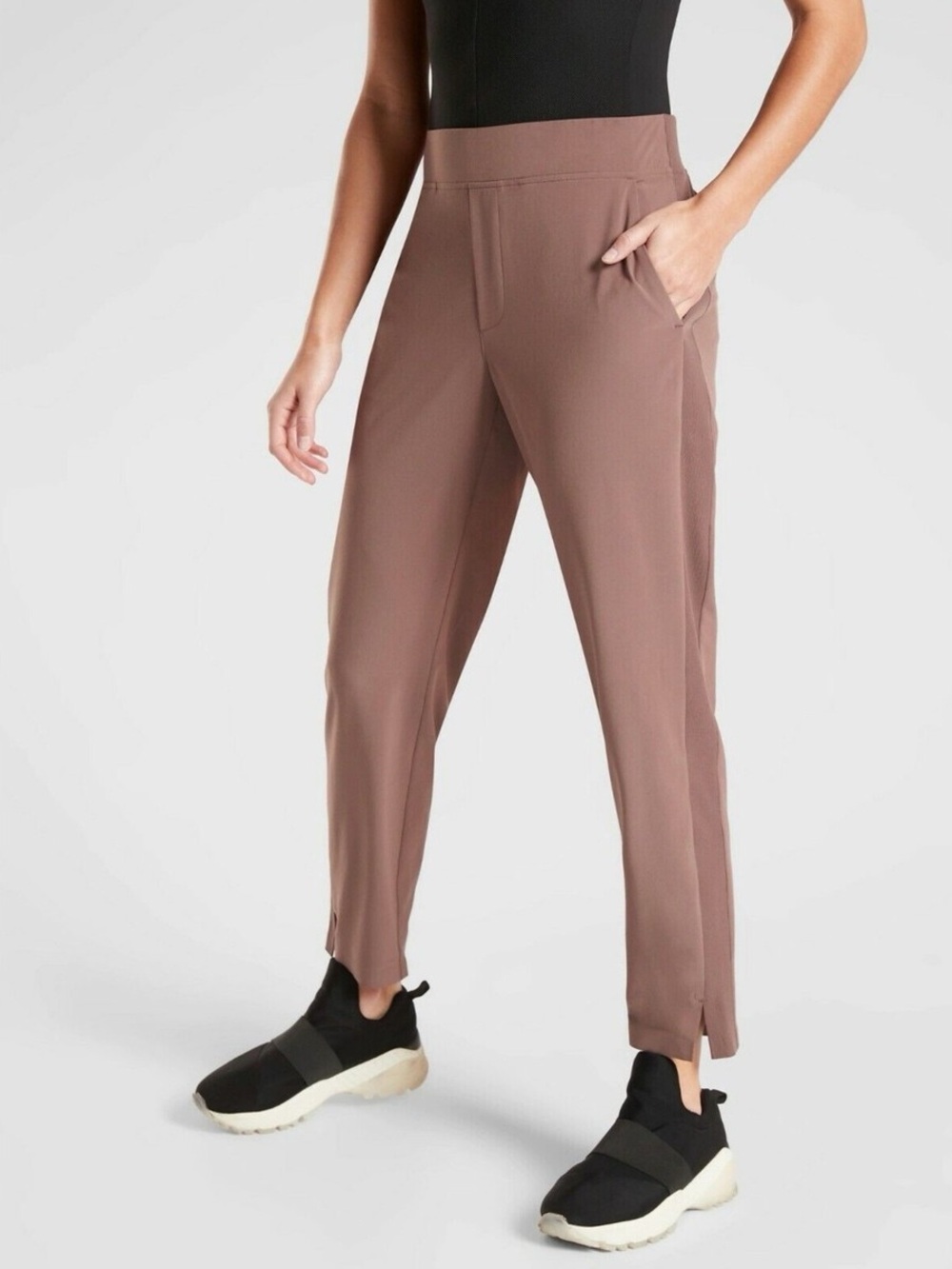 Athleta Brooklyn Ankle Pants in Mauve